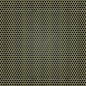 Желтый металл решетка соты - клипарт в векторе / векторное изображение