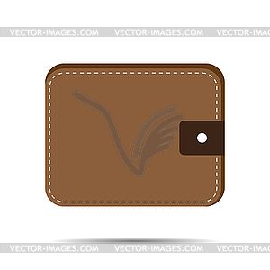 Purse with shadow - vector clip art