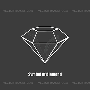 Фон с алмазной символ - векторное графическое изображение