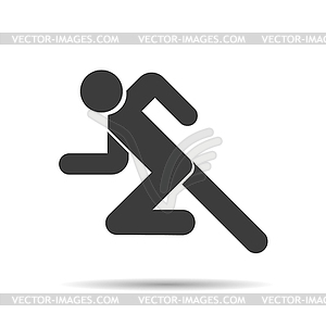 running person clip art