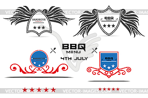 BBQ logo - vector image