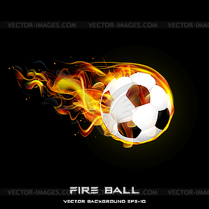 Fire Ball styles design - stock vector clipart