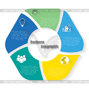 Business infographic - vector clipart