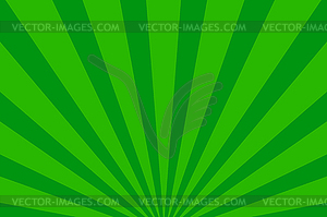 Rays background green retro - vector image