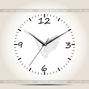 Icon hours flat - vector image