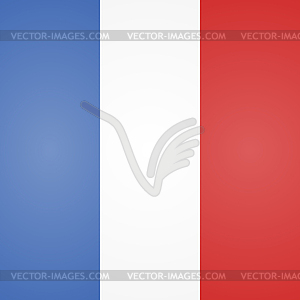 Франция флаг - векторное изображение EPS