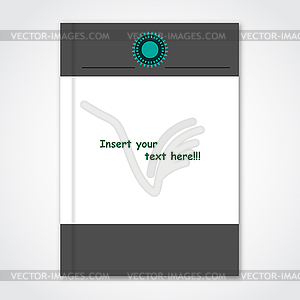Cover to magazine, pamphlet, paper, - vector image
