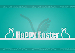 Background Happy Easter Day - vector image