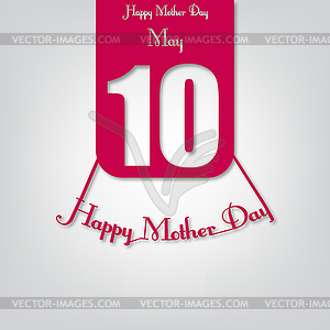 Stylish background for mothers day - vector clip art