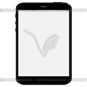 Black Business Tablet - vector clipart