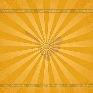 Rays background yellow - vector clipart