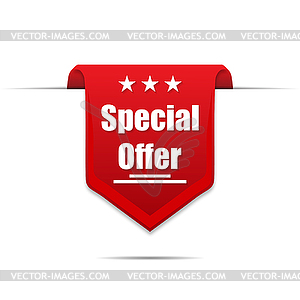 Special offer on ray background new product - vector image