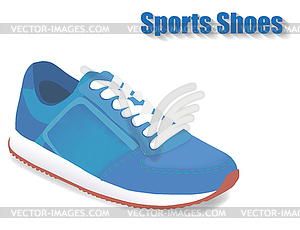 Спортивная обувь - векторный графический клипарт