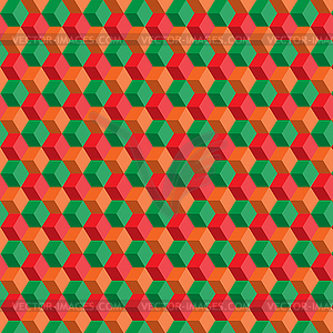 Фон цветных кубов - векторное изображение клипарта