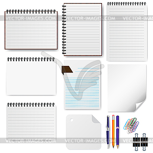 Stationery Set Paper - vector image