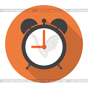 Time, alarm in flat - vector image