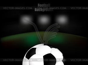 Football ,soccer, background with ball - vector image