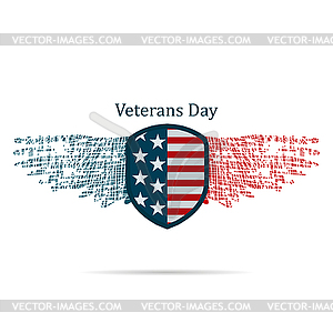 Day of veteran US - vector image