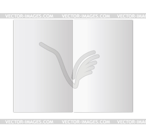 Mockup paper stylish - vector image
