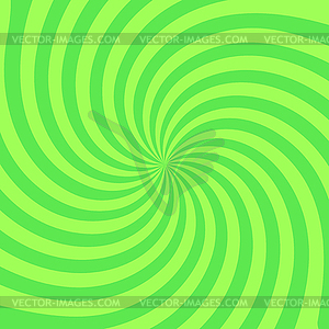 Retro radial background stylish green - royalty-free vector image
