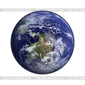 Земля в пространстве элементов этой меблированных НАСА - изображение в векторном формате