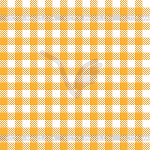 Orange table cloth squares stylish background design - vector clipart / vector image