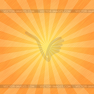Retro radial background old scuffed vintage style - color vector clipart