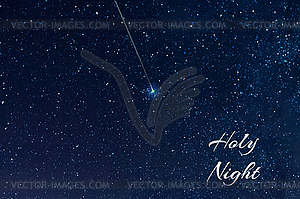 Starry sky  - vector clipart