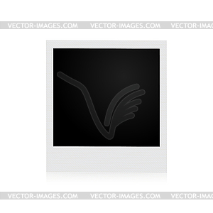 Frame with shadow - vector clip art
