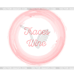 Wine traces this stylish - vector clipart
