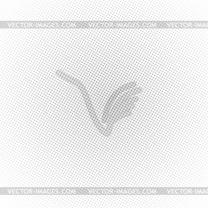 Background with circles grey colored halftone - vector clipart