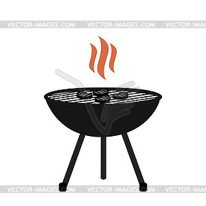 Barbecue Icon flat design - vector image