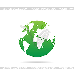Earth globe in Design - vector image