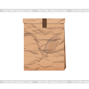 Package paper with shadow - vector clipart / vector image
