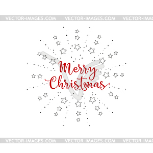 С Рождеством - стоковое векторное изображение