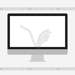 Electronic device in flat style style - vector clipart