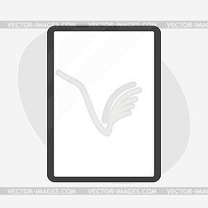 Electronic device in flat style style - vector image