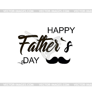 Fathers day. Celebration day. Happy fathers day. - vector clip art