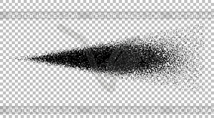 Spray water . Spray effect black colored on bac - white & black vector clipart