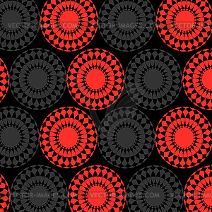 Ornamental pattern on background - vector clipart