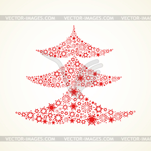 Tree,Christmas tree - vector clipart