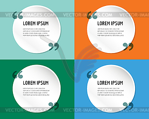 Form blank template. Business card, paper and - color vector clipart