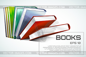 Book 3d . Back to school. Education, university, - vector image