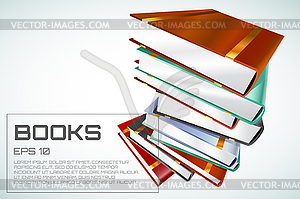 Book 3d . Back to school. Education, university, - royalty-free vector image