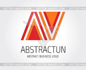 Abstract logo template for branding and design - vector image