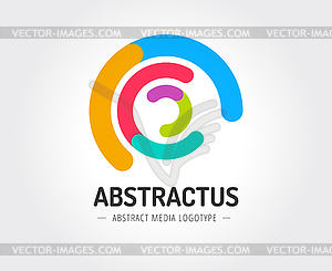 Abstract logo template for branding and design - vector image