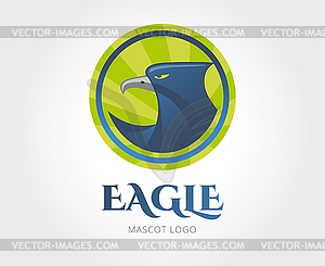 Abstract eagle logo template for branding and design - vector image