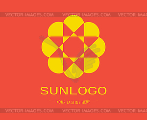 Abstract new logo template for branding and flat - vector image