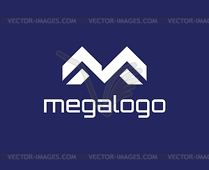 Abstract new logo template for branding and flat - vector clip art