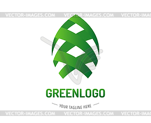 Abstract new logo template for branding and flat - vector EPS clipart